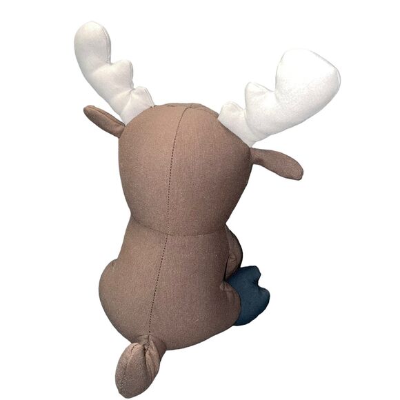 Yogibo Plush Moose Marvin Stuffed Animal Mate Sensory Shower Nursery 15” - Picture 5 of 10